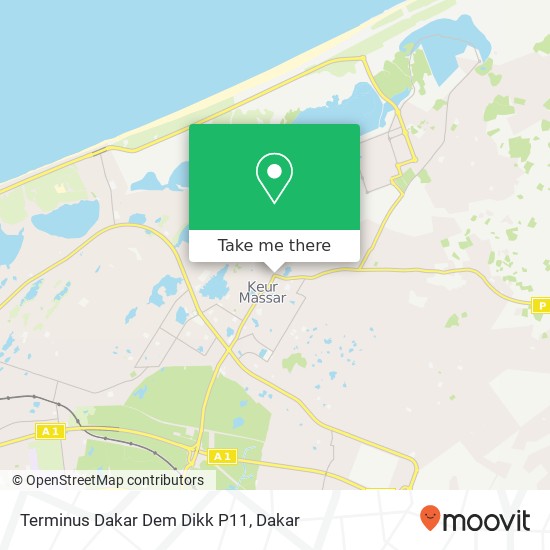 Terminus Dakar Dem Dikk P11 map