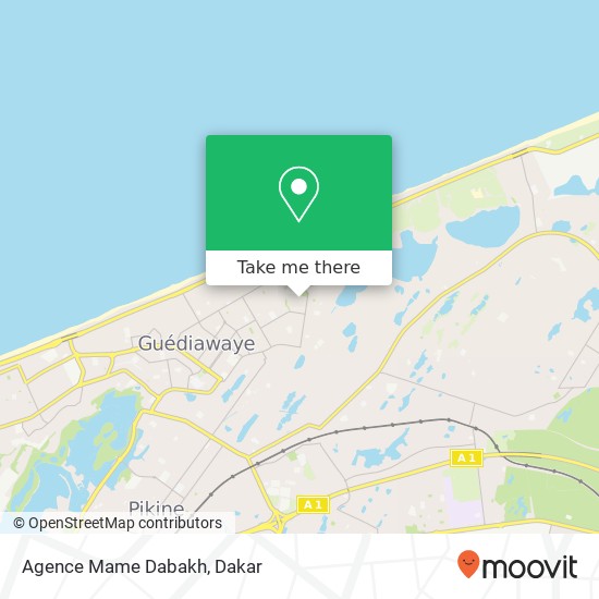 Agence Mame Dabakh map