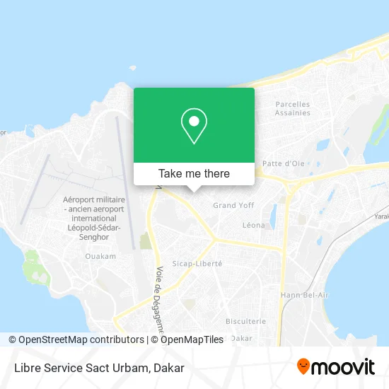 Libre Service Sact Urbam map