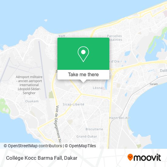 Collége Kocc Barma Fall map