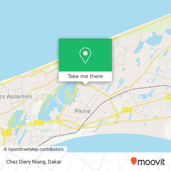 Chez Diery Niang map
