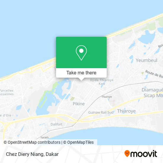 Chez Diery Niang map