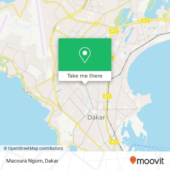 Macoura Ngom map