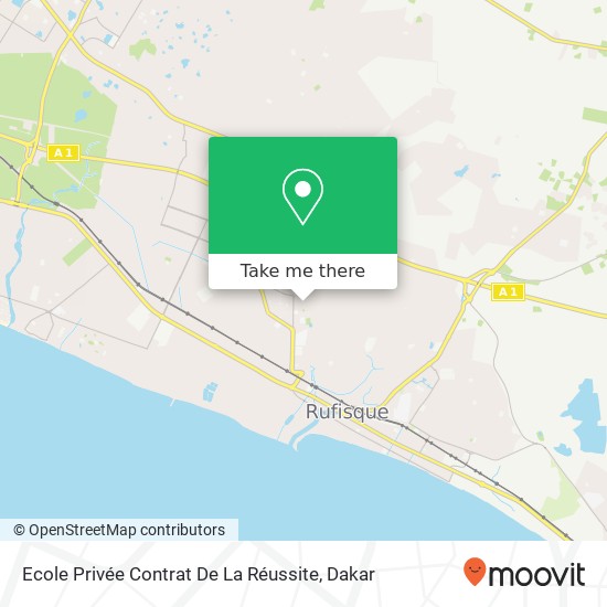 Ecole Privée Contrat De La Réussite map
