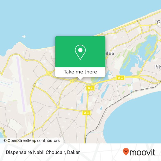 How to get to Dispensaire Nabil Choucair in Parcelles Assainies by ...