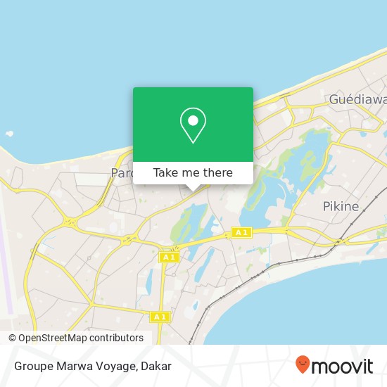 Groupe Marwa Voyage map