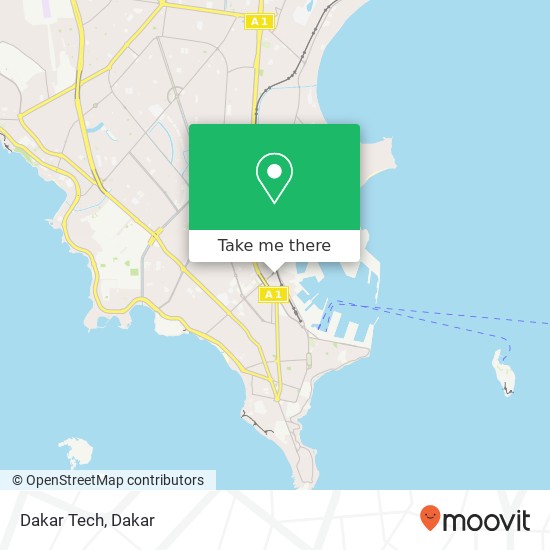 Dakar Tech map