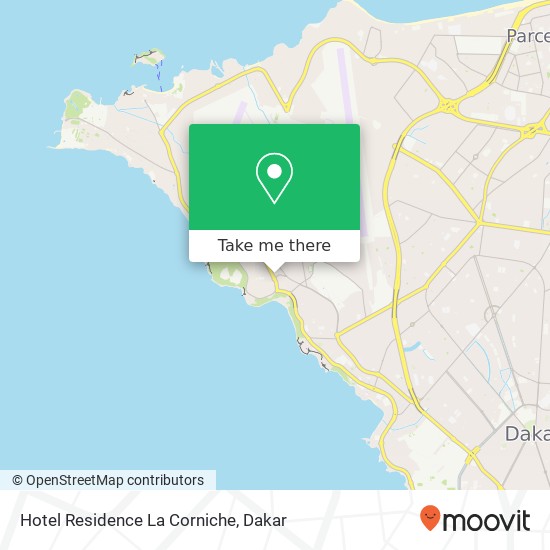 Hotel Residence La Corniche map
