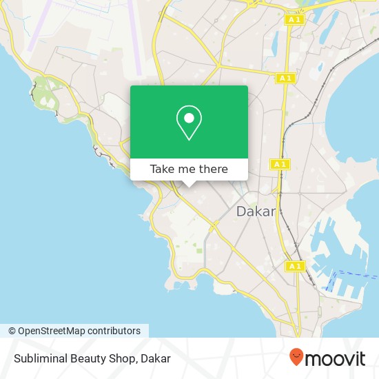 Subliminal Beauty Shop map