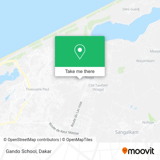 Gando School map