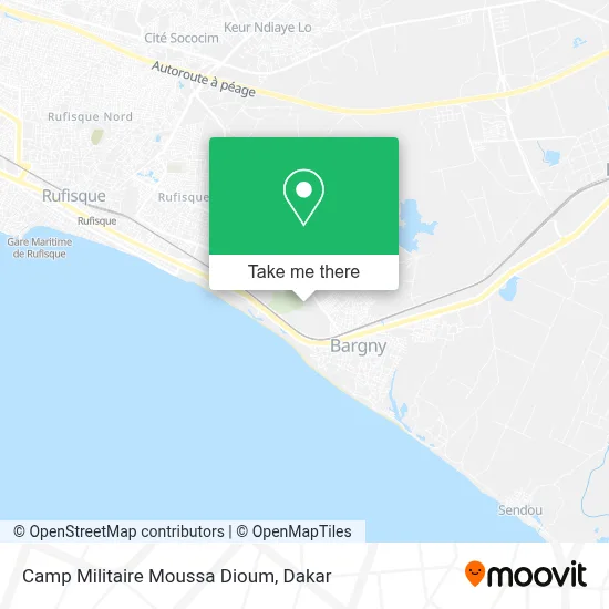 Camp Militaire Moussa Dioum map