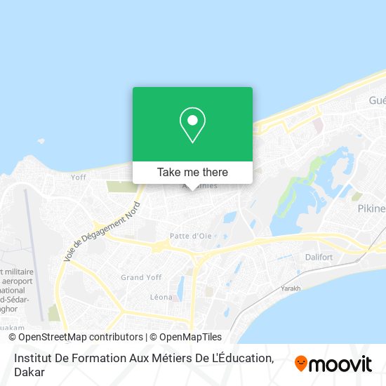 Institut De Formation Aux Métiers De L'Éducation map