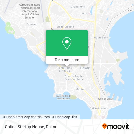 Cofina Startup House map