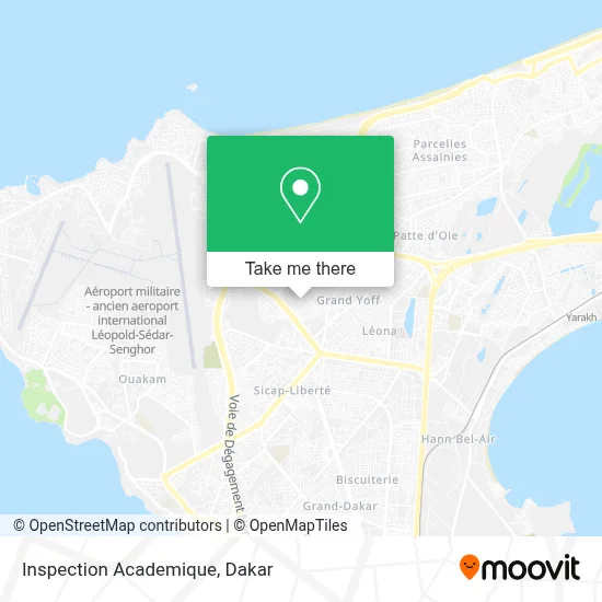 Inspection Academique map