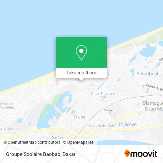 Groupe Scolaire Baobab map