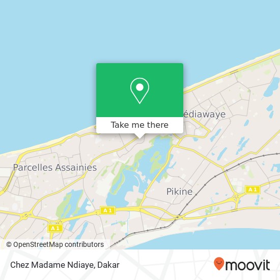 Chez Madame Ndiaye map