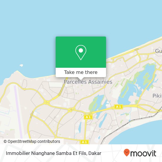 Immobilier Nianghane Samba Et Fils map