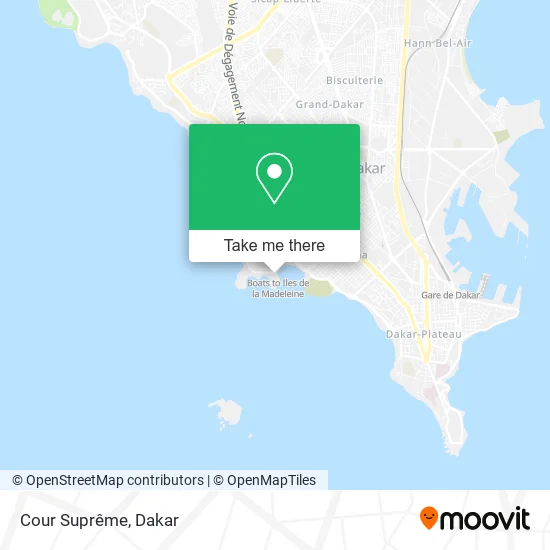 Cour Suprême map