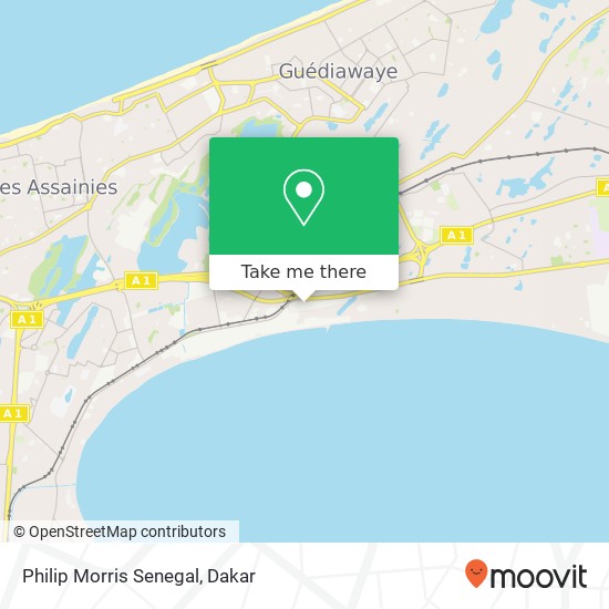 Philip Morris Senegal map