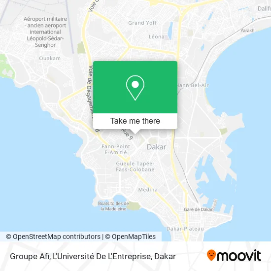 Groupe Afi, L'Université De L'Entreprise map