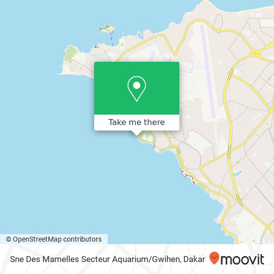 Sne Des Mamelles Secteur Aquarium / Gwihen map