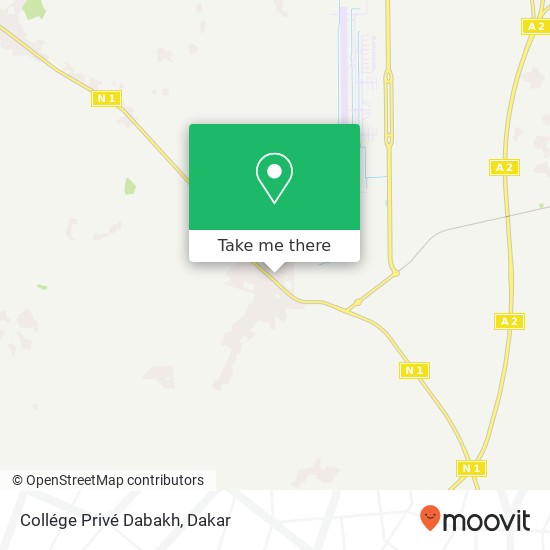 Collége Privé Dabakh map