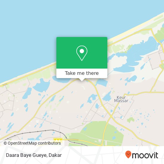 Daara Baye Gueye map