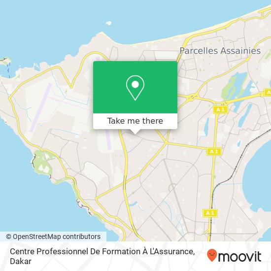 Centre Professionnel De Formation À L'Assurance map
