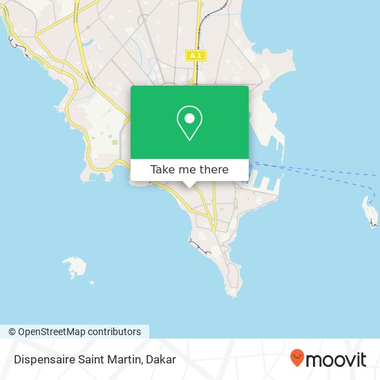 Dispensaire Saint Martin map