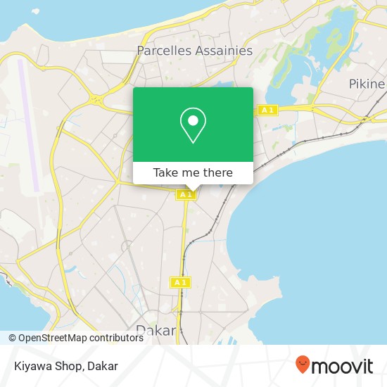 Kiyawa Shop map