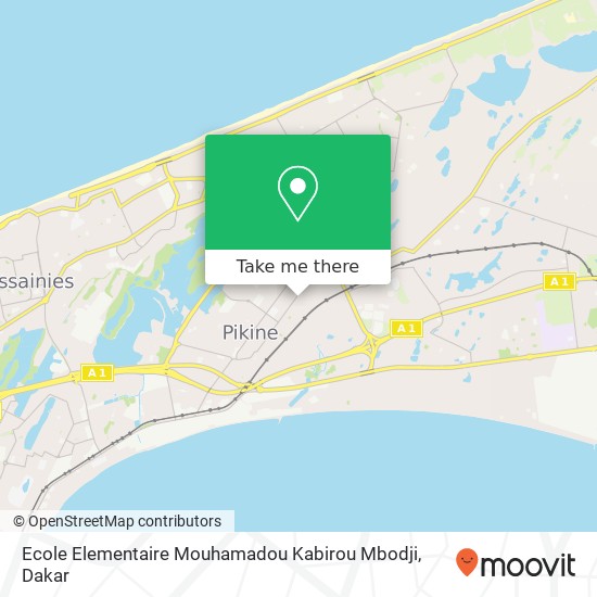 Ecole Elementaire Mouhamadou Kabirou Mbodji map