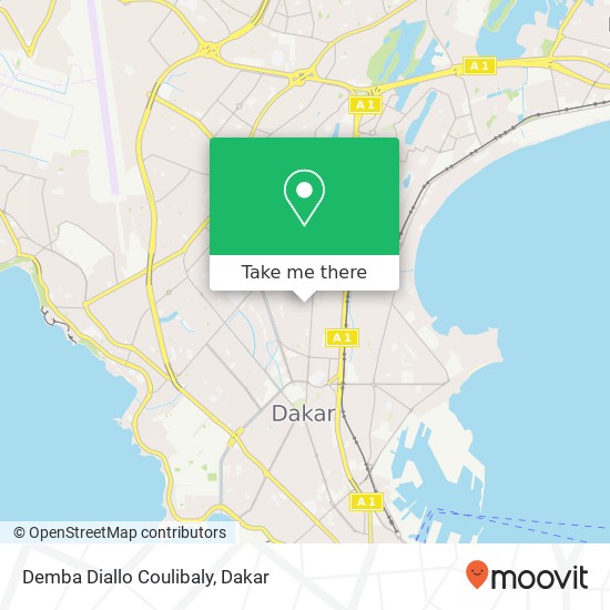 Demba Diallo Coulibaly map