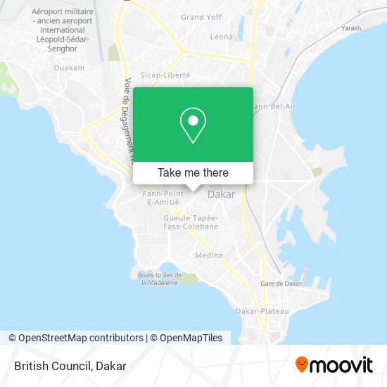 British Council map