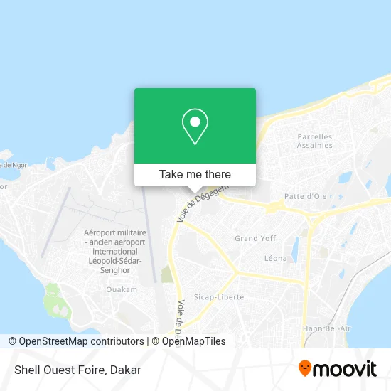 Shell Ouest Foire map