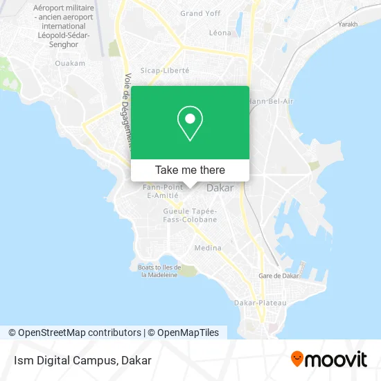 Ism Digital Campus map