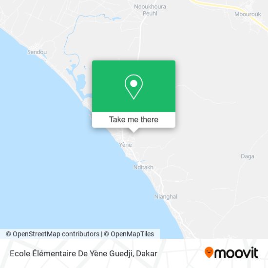 Ecole Élémentaire De Yène Guedji map