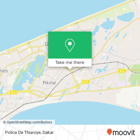 Police De Thiaroye map