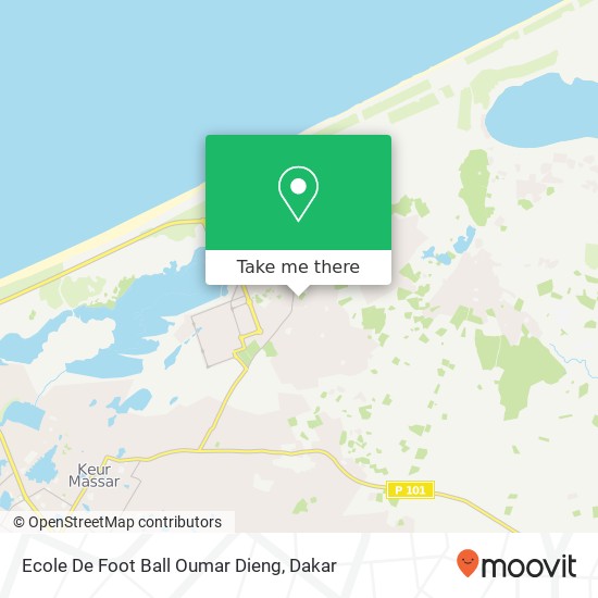 Ecole De Foot Ball Oumar Dieng map