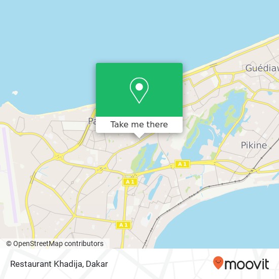 Restaurant Khadija map