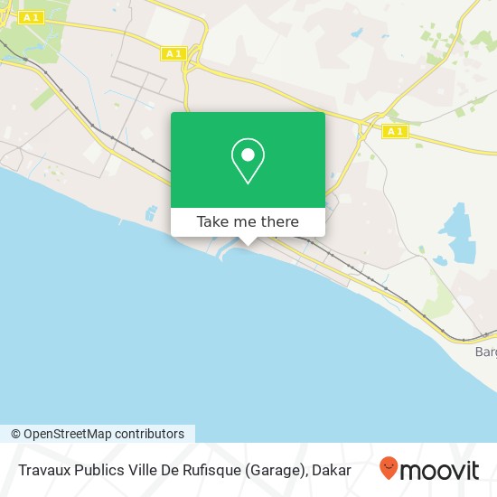 Travaux Publics Ville De Rufisque (Garage) map