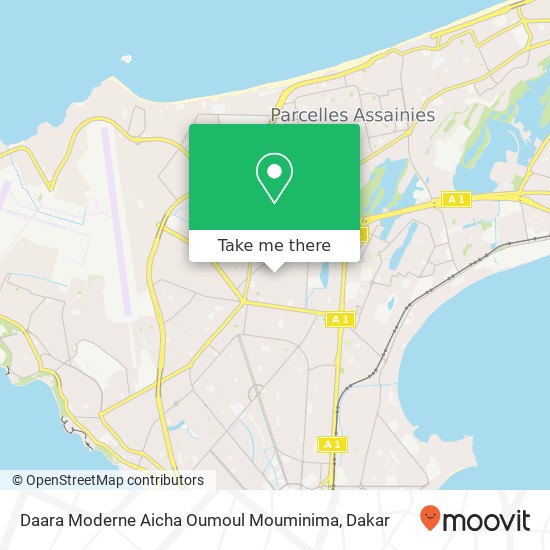 Daara Moderne Aicha Oumoul Mouminima map