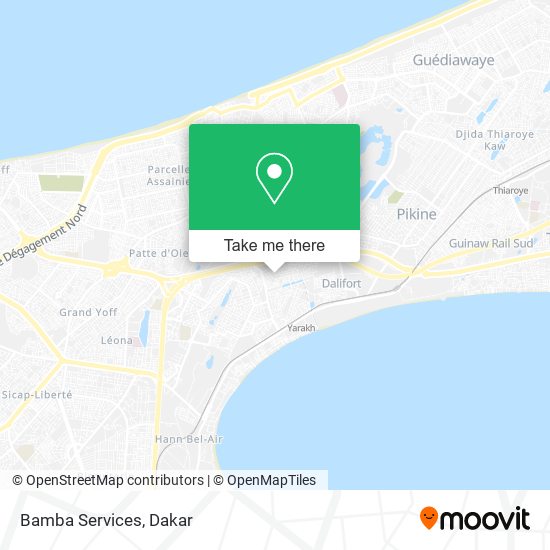 Bamba Services map