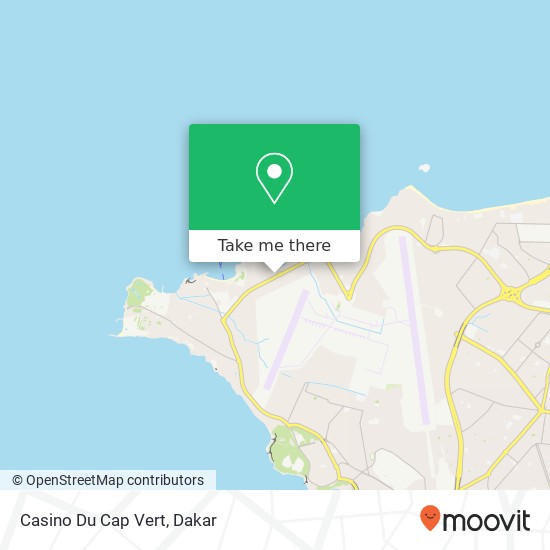 Casino Du Cap Vert map