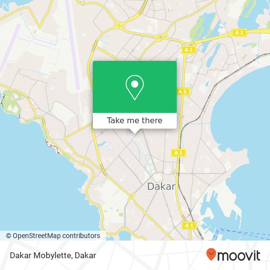 Dakar Mobylette map