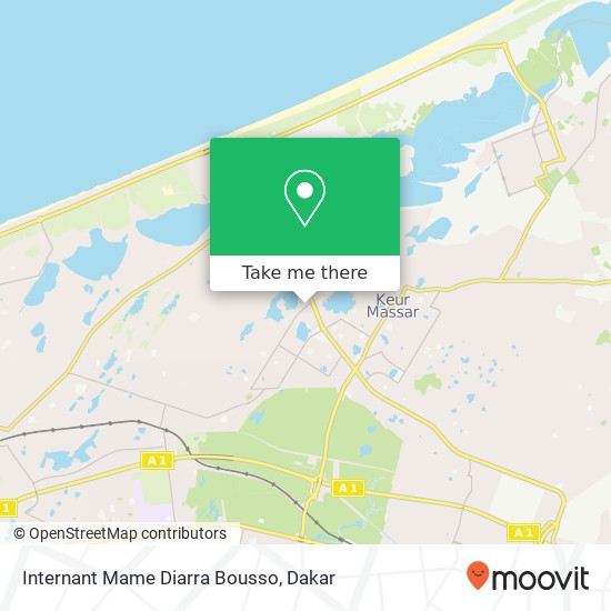 Internant Mame Diarra Bousso map