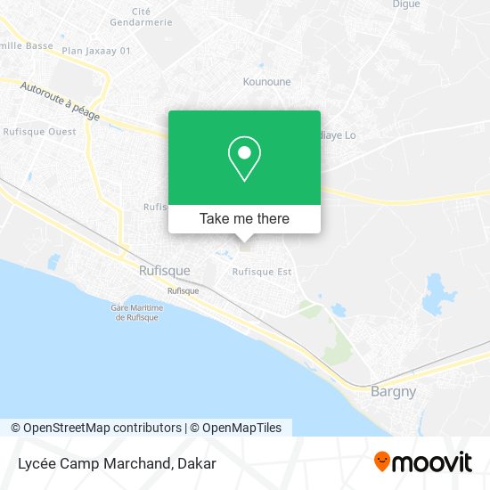 Lycée Camp Marchand map