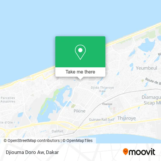 Djiouma Doro Aw map