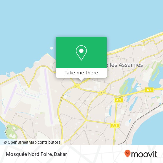 Mosquée Nord Foire map