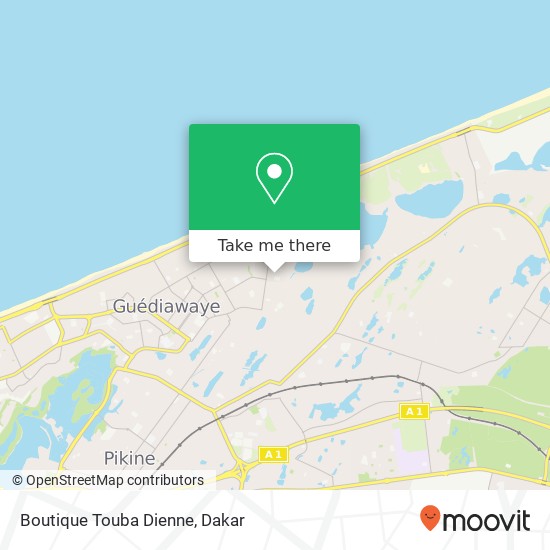 Boutique Touba Dienne map
