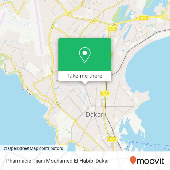 Pharmacie Tijani Mouhamed El Habib map